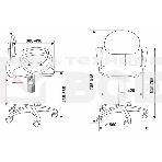 Кресло офисное Бюрократ CH-213AXN/Black кресло (черный 10-11), фото5