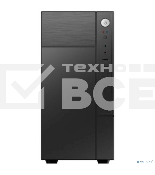 Компьютерный корпус с блоком питания 450Вт./ Case Forza mATX case, black, w/PSU 450W 12cm, w/2xUSB2.0, w/pwr cord, w/o FAN