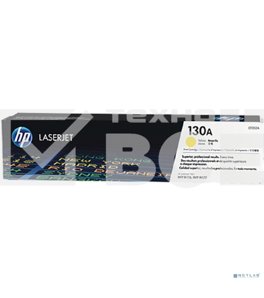 Тонер Картридж HP 130A CF352A желтый для HP M153/M176/M177