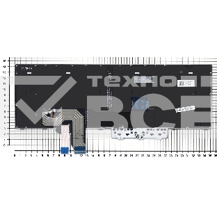 Клавиатура для ноутбука Lenovo Thinkpad P17 Gen 1 черная