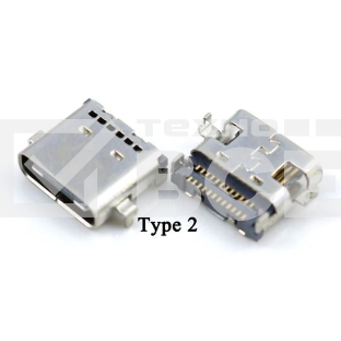 Разъем USB TYPE-C для ноутбука Lenovo ThinkPad T480 T580 L480 L580 L490 VER-2