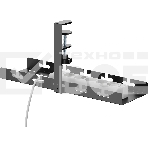 Кабель-канал Cactus CS-CM-400-1BK для столов 40x12.9x19см черный, фото4