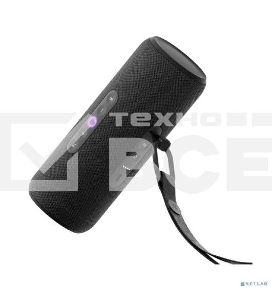 Умная колонка Yandex Стрит Алиса черный 30W 2.0 BT/Wi-Fi 10м 3300mAh (YNDX-00030BLK)