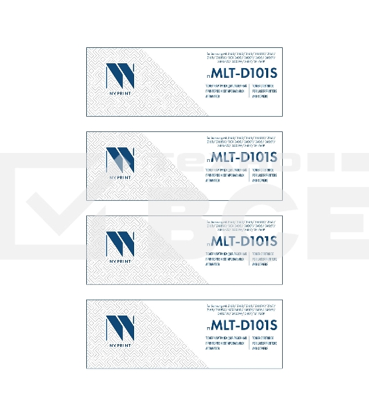 Картридж NVPrint совместимый NV-MLT-D101S-SET4 для Samsung ML 2160/ 2162/ 2165/ 2165W/ 2167/ 2168/ 2168W/ SCX 3400/ 3400F/ 3405/ 3405F/ 3405FW/ 3405W/ 3407/ SF 760P (1500k) (4 шт)