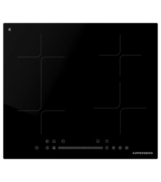 Индукционная варочная панель ICS 612 Индукция, 60 см, 4 конфорки, черный