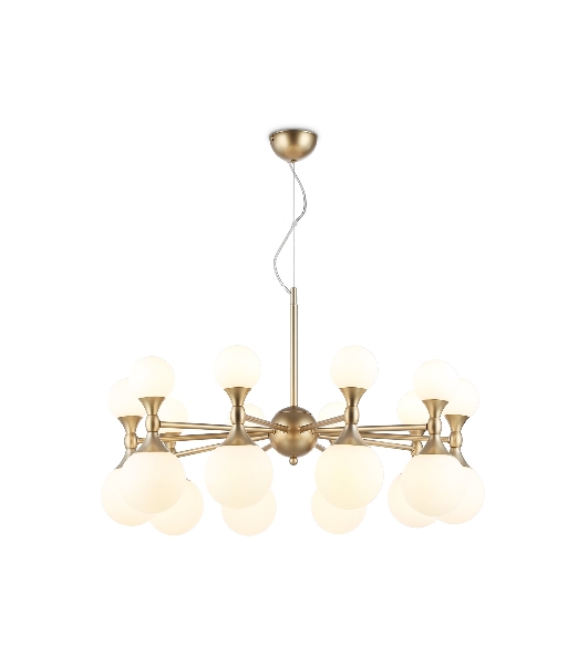 Люстра Ambrella light LH51051/20 GD/FR золото/белый матовый G9*20 max 28W D750*460