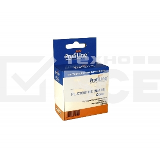 Картридж струйный PL-C9361HE №136 для принтеров HP DJ 5443/D4163/5743/6543/9803 Color водные ProfiLine