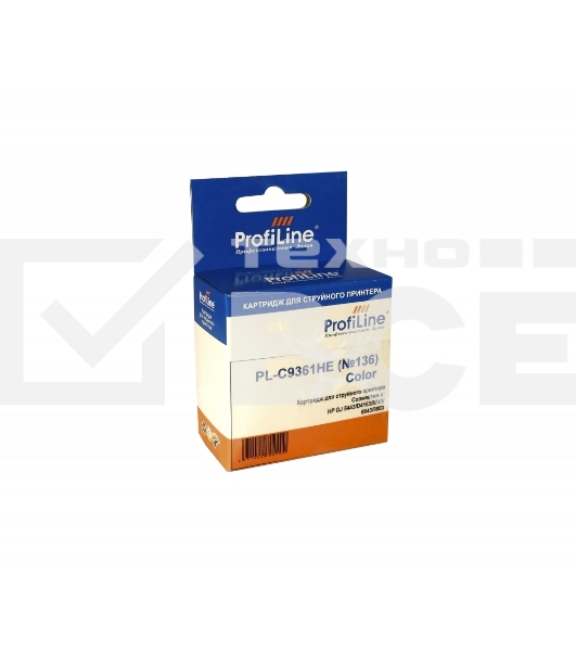 Картридж струйный PL-C9361HE №136 для принтеров HP DJ 5443/D4163/5743/6543/9803 Color водные ProfiLine