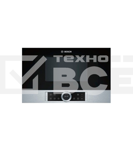 Встраиваемая микроволновая печь Bosch BFL634GS1 /900Вт, 5 режимов, инвертер, 21 л, сталь