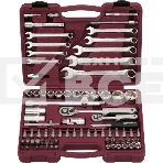 Набор инструментов THORVIK UTS0082 универсальный 1/4'' 1/2''DR 82 предмета, фото 1