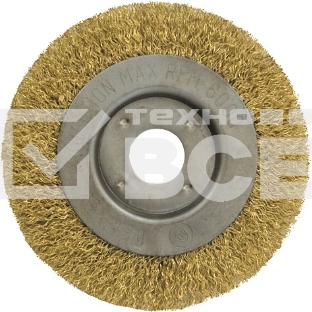 Кордщетка FIT 39065колесо желтая 125мм