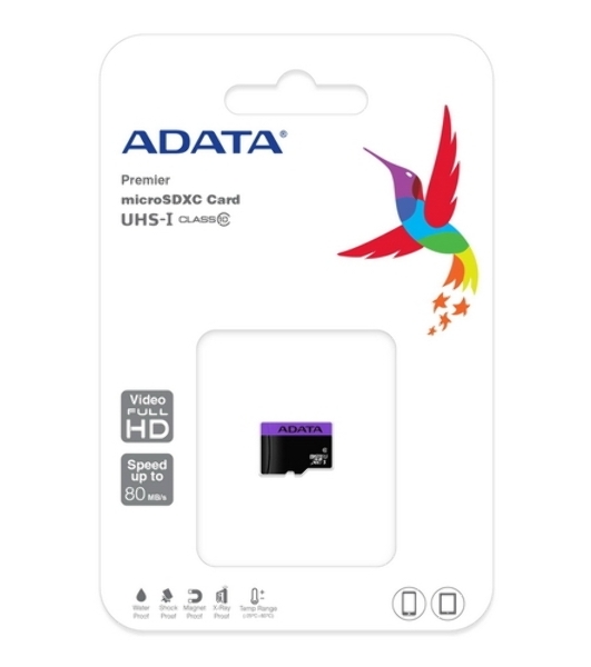 Флеш карта SD ADATA XC 64Gb Class10 ADATA ASDX64GUICL10-R