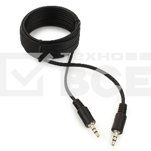 Кабель аудио Cablexpert CCA-404-2M, Jack3.5 - Jack3.5, 2м