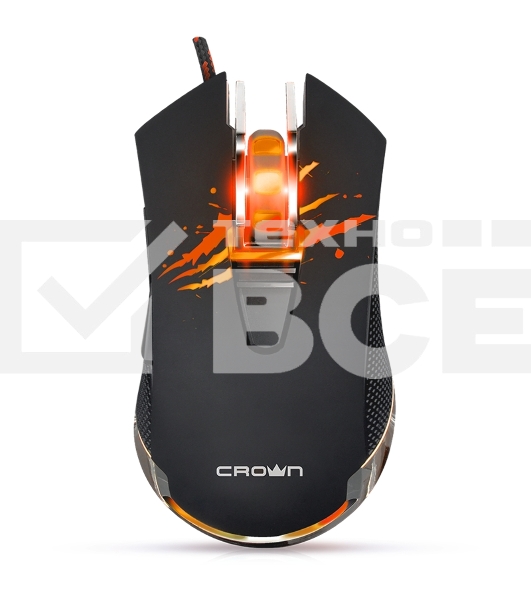 Мышь проводная CROWN Gaming CMXG-614 USB CM000001532 DPI 800/1000/1600/2400