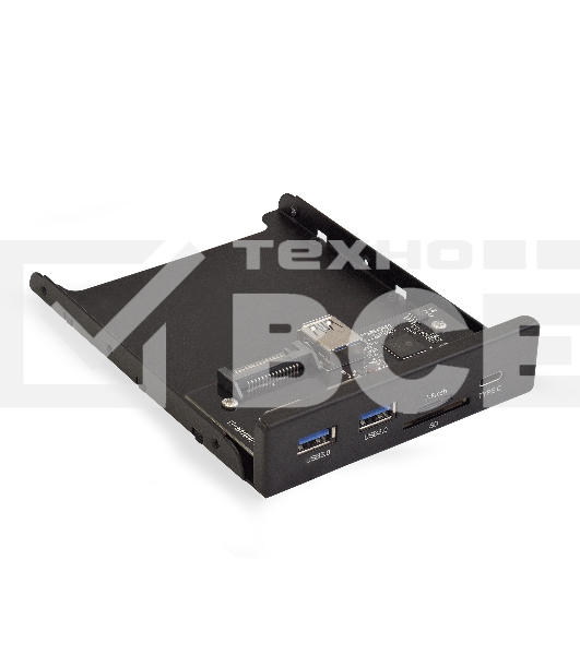 Планка USB на переднюю панель ExeGate U3H-621, 3,5