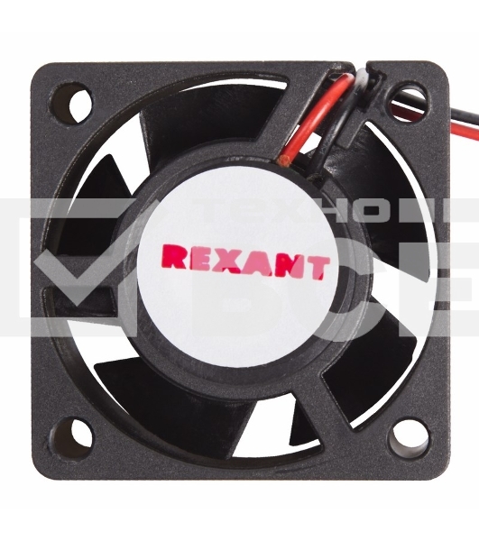 Вентилятор для корпуса Rexant RX 4020MS 24VDC черный, 40 мм, 6800 об/мин, 28 дБ, 2 pin