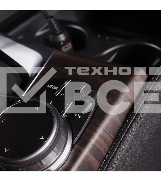 Автозарядка с индикатором (разъем 1.4х3.4) (АЗУ) шнур прямой 1.5 м Rexant