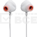 Наушники JBL Quantum 50  (накладные), белый Сопротивление 16 Ом, силиконовые вкладыши трех размеров, вес 21.5г, цвет белый, фото3