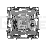 Розетка 2К на винтах, защ. шт., алюминий ETIKA , фото5