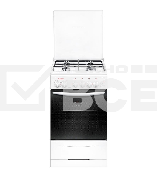 Плита газовая Gefest ПГ 3200-05 белый, конфорок 4 шт, духовка 42 л, 50 см x 85 см x 57 см