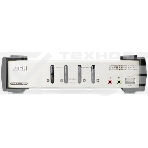 Переключатель консоли электронный, 4 порта PS/1 4 Port USB2.0 KVMP Switch with OSD, фото3