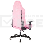 Кресло игровое Knight N1 Fabric розовый Velvet 36 с подголов. крестовина металл, фото16