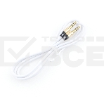 Кабель аудио Cablexpert CCAB-01-35MM-1MW, 3.5 Jack (M)/3.5 Jack (M), белый. 1м, блистер, фото 1