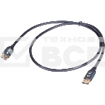 Кабель Ultra HD DisplayPort (m) DisplayPort (m) 1м черный пакет, фото 1