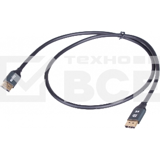 Кабель Ultra HD DisplayPort (m) DisplayPort (m) 1м черный пакет