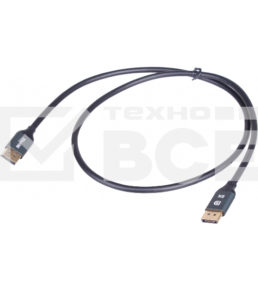 Кабель Ultra HD DisplayPort (m) DisplayPort (m) 1м черный пакет