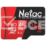 Флеш Карта MicroSD card Netac P500 Extreme Pro 256GB, retail version w/SD adapter, фото7