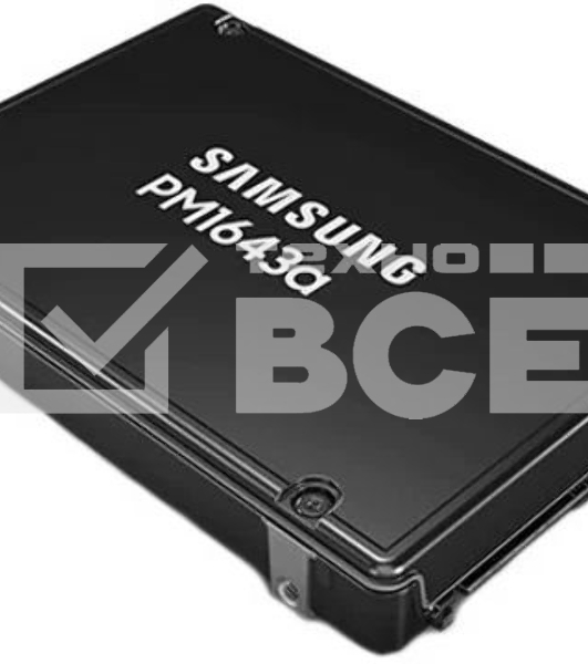 Накопитель SSD Samsung Enterprise, 15.36Tb, SAS 12Gb/s, 2.5