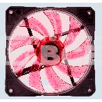 Вентилятор для корпуса Digma DFAN-LED-RED черный, 120 мм, 1200 об/мин, 23 дБ, 4 pin, фото2