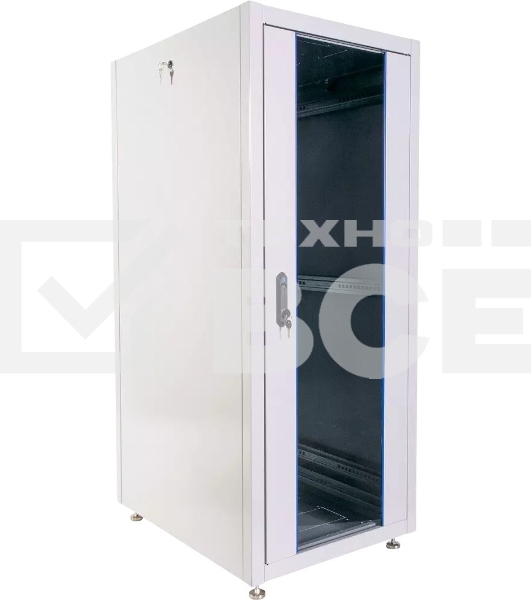 Шкаф телекоммуникационный напольный ЭКОНОМ 30U (600 × 800) дверь стекло, дверь металл