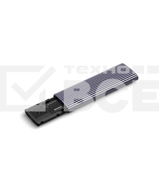 Внешний корпус NETAC WH51 NT07WH51-32C2 для SSD M.2 SATA/NVMe -> USB3.1 Type-C Алюминий