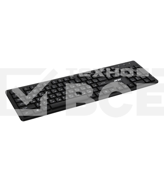 Клавиатура Acer OKW020 проводная, USB, черный