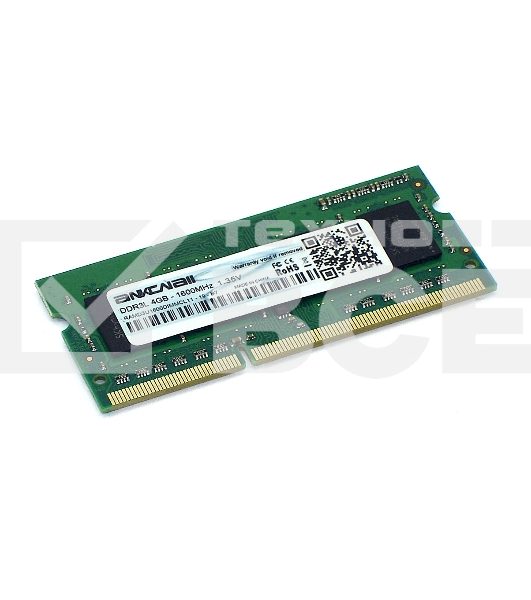 Оперативная память Ankowall, DDR3L, 4GB (1x4GB), 1600 MHz, CL11, SO-DIMM