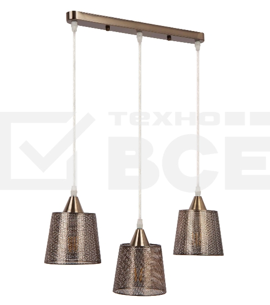 Светильник Hiper Wink H229-3 подвес. цв.св.:белый бронзовый