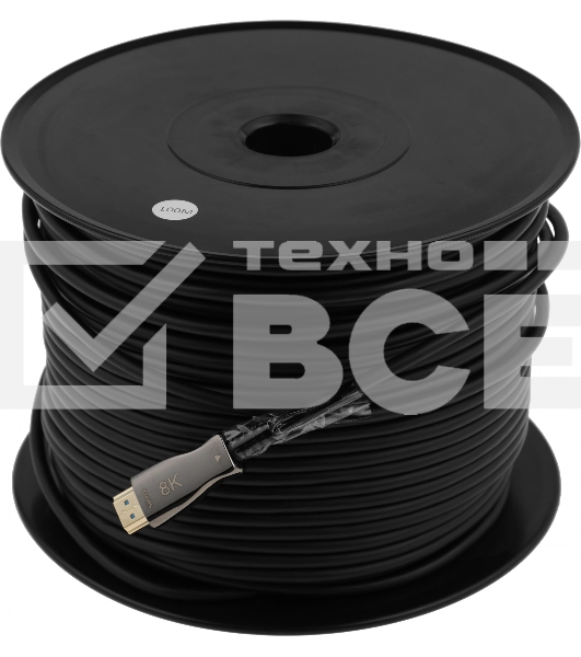 Кабель соединительный аудио-видео Premier 5-806 100.0 HDMI (m)/HDMI (m) 100м. позолоч.конт. черный