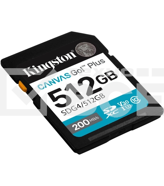 Флеш карта SDXC 512Gb Kingston SDG4/512Gb Canvas Go! Plus w/o adapter