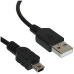 Кабель Rexant Шнур mini USB (male) - USB-A (male) 0.2M черный, фото3