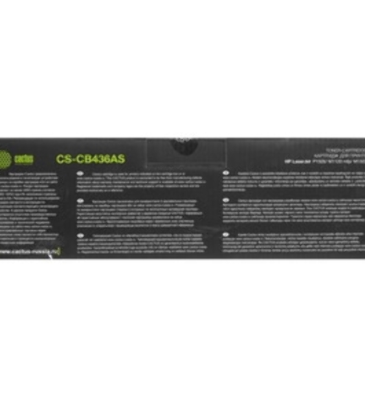 Картридж лазерный Cactus CS-CB436AS (тип CB436A) черный (2000 стр.) для HP LaserJet P1505/M1120 mfp/M1522 mfp