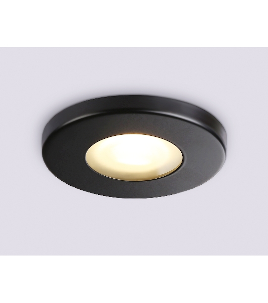 Светильник Ambrella light TN1181 BK черный IP44 GU5.3 D85*34