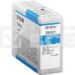 Картридж струйный EPSON T8502 (C13T850200) голубой (80 мл.) для SureColor SC-P800, фото 1