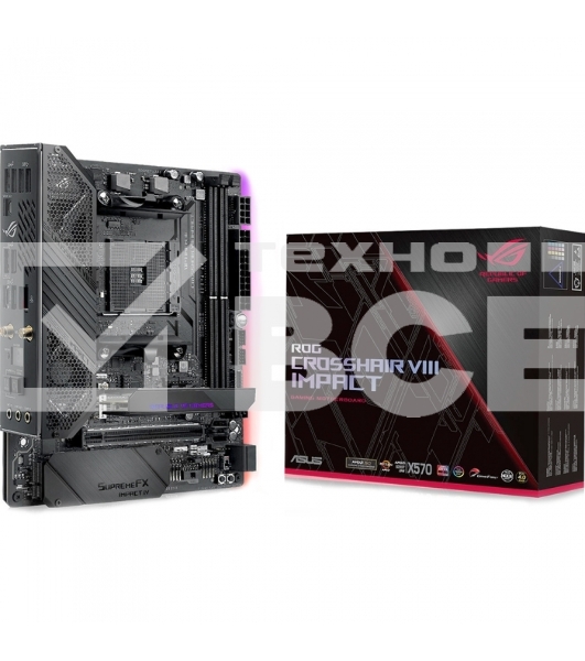 Материнская плата ASUS ROG CROSSHAIR VIII IMPACT /ROG,AM4,X570,USB3.2,M.2,MB