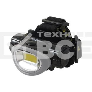 Фонарь налобный 3Вт COB H5-L3W-gy ФАZА 5027503
