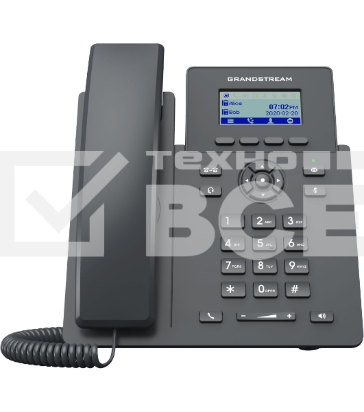 Телефон IP Grandstream GRP2601P черный