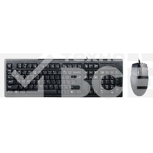 Клавиатура + мышь A4 KRS-8372 клав:черный мышь:черный USB