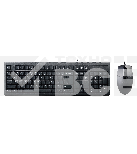 Клавиатура + мышь A4 KRS-8372 клав:черный мышь:черный USB