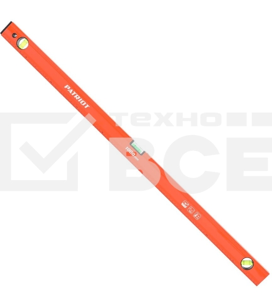 Уровень PATRIOT LCP-1000, алюминиевый фрезерованный, 1000мм